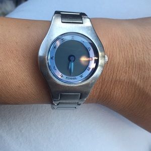 Fossil Big Tic Japanese face watch Stainless Steel